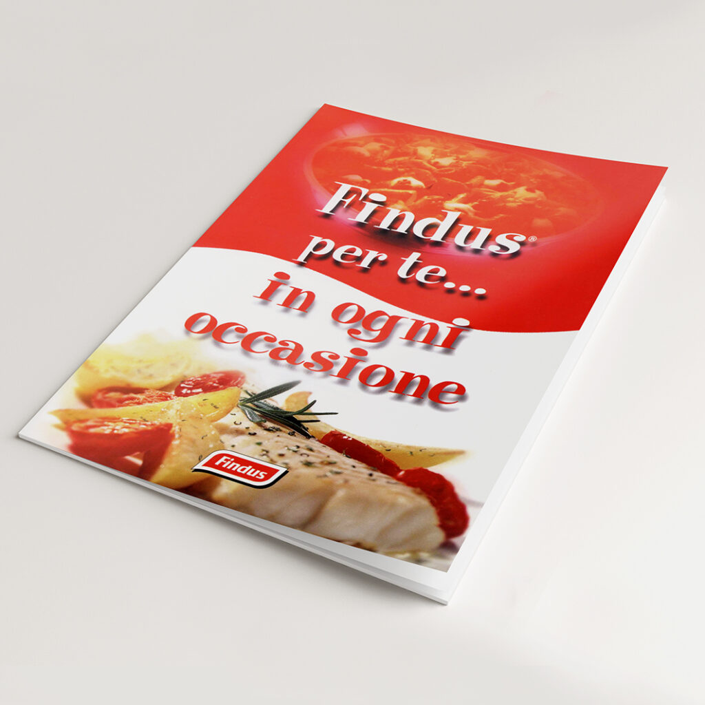 High view closed magazine journal mock-up