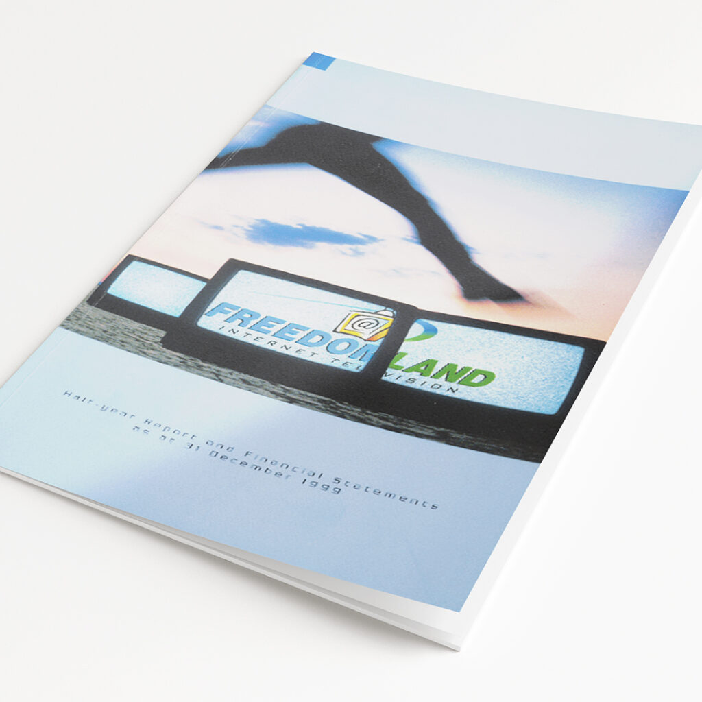 High view closed magazine journal mock-up